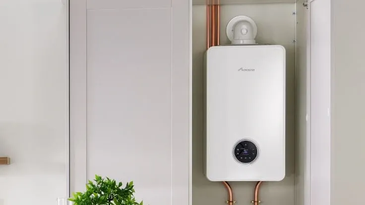 An image of our Greenstar 8000+ System Boiler with cylinder